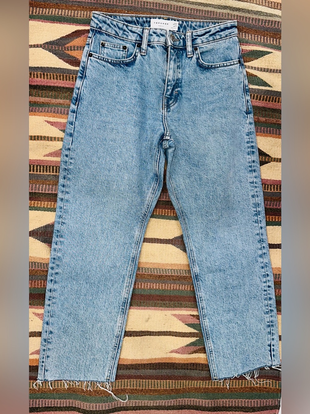 Topshop Mid Rise Straight Jeans Women’s 26 Petite